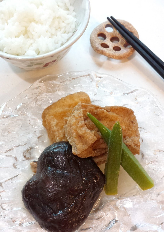 干し椎茸と厚揚げの煮びたし-レシピのメイン写真