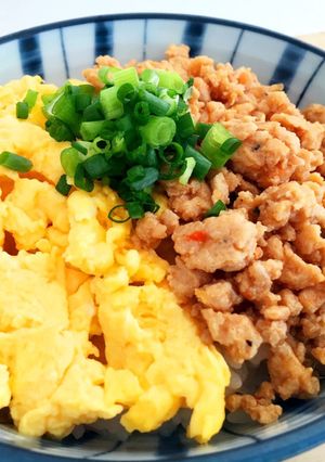 【時短・簡単】コク旨！鶏そぼろ丼-レシピのメイン写真