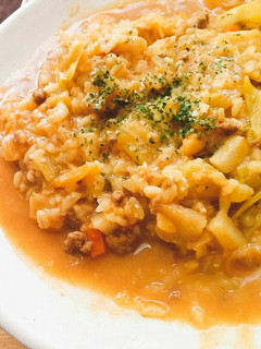 余ったトマトスープでヘルシー豆乳リゾット-レシピのメイン写真