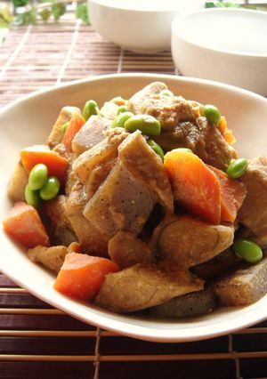 鶏むね肉と野菜のゴマ味噌煮-レシピのメイン写真