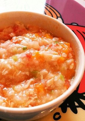 【離乳食後期】冷凍ストックでチキンライス-レシピのメイン写真