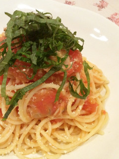 あさりとトマトのパスタ*しそ風味-レシピのメイン写真