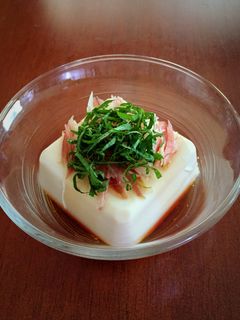 みょうがと大葉の冷奴-レシピのメイン写真