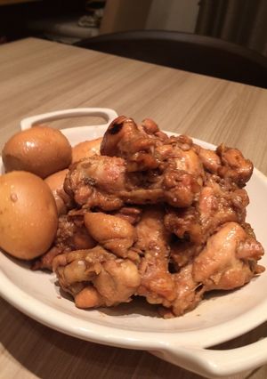 炊飯器で簡単♪手羽と卵の甘辛煮-レシピのメイン写真
