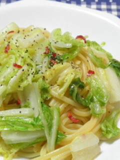 白菜のペペロンチーノ-レシピのメイン写真