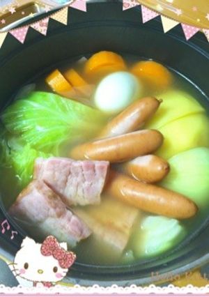 ストウブ22cmでポトフ〜(o˘◡˘o)-レシピのメイン写真