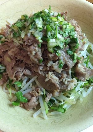 切り落とし肉で！牛しゃぶタイ風サラダ-レシピのメイン写真
