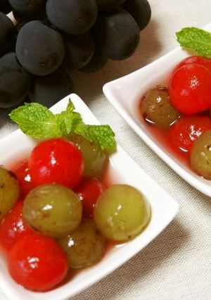 ぶどうとミニトマトのスイートマリネ-レシピのメイン写真