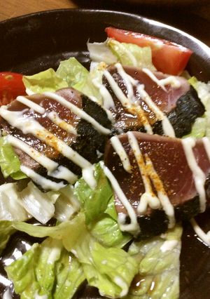 かつおのたたきサラダ-レシピのメイン写真