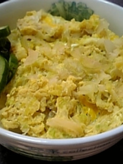 しゃきしゃき☆ヘルシーたまご丼-レシピのメイン写真