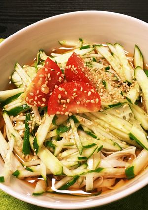 低糖質麺の冷やしラーメン風-レシピのメイン写真