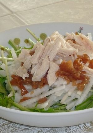 梅と大根のしゃきしゃきサラダ*^▽^*-レシピのメイン写真