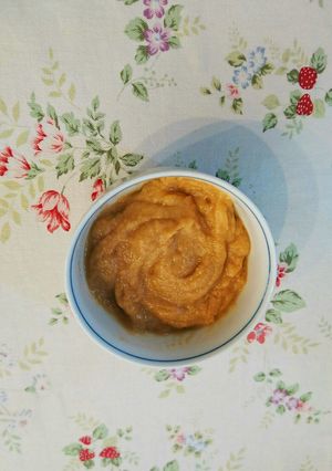 5-6ヶ月の離乳食:栄養満点ミルクパン粥-レシピのメイン写真