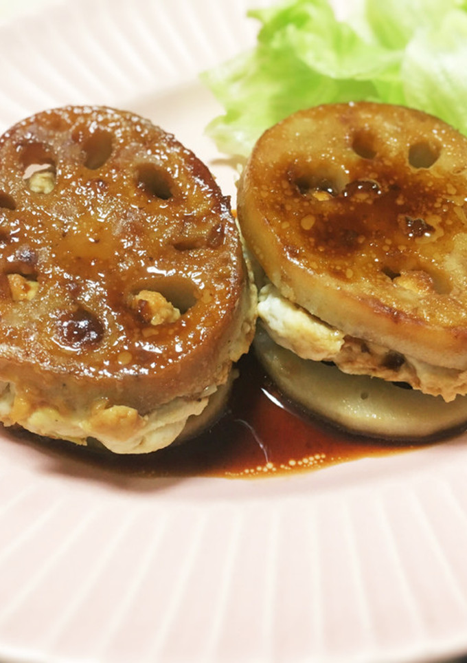 蓮根のささみはさみ焼き-レシピのメイン写真