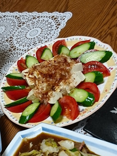 トマトとキュウリと豆腐のぱぱっとサラダ-レシピのメイン写真