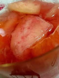 桃がシュワッ♪ノンアルコールサングリア-レシピのメイン写真