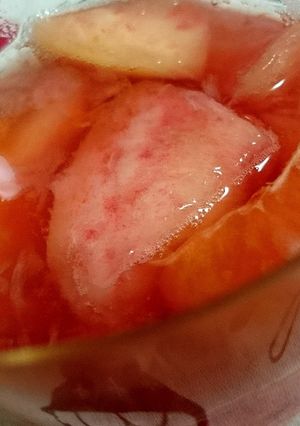 桃がシュワッ♪ノンアルコールサングリア-レシピのメイン写真