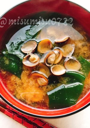 定番！じんわり美味しいしじみのお味噌汁-レシピのメイン写真