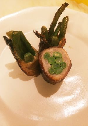 お弁当にも！インゲンたっぷりの肉巻き♡-レシピのメイン写真