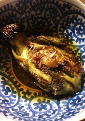 離乳食にも！トロトロ茄子の丸焼き♪-レシピのメイン写真