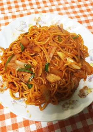 ★簡単★安い！焼きそば麺でナポリタン-レシピのメイン写真