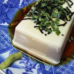 รูปของ めんつゆで豆腐を食す