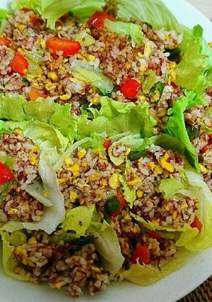 レタスのお皿でコンビーフチャーハン☆-レシピのメイン写真