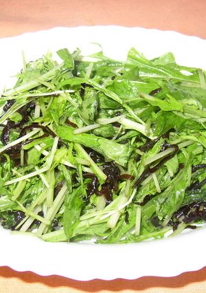 水菜と塩昆布のサラダ-レシピのメイン写真