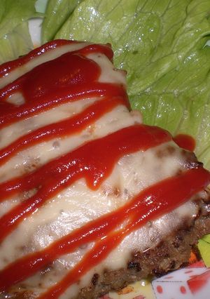 四角いチーズハンバーグ☆-レシピのメイン写真