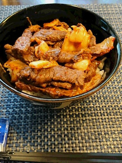 牛肉ハラミとキムチ丼-レシピのメイン写真