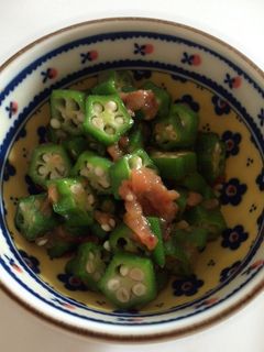 オクラと梅肉の和え物-レシピのメイン写真