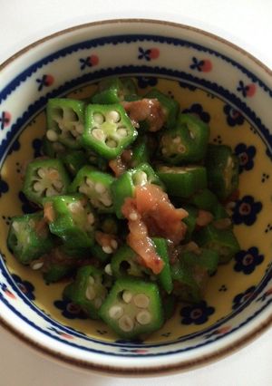 オクラと梅肉の和え物-レシピのメイン写真