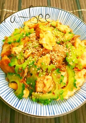 冷も温も◎新感覚ゴーヤチャンプルー風-レシピのメイン写真