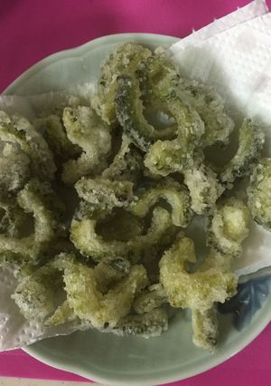 ゴーヤの素揚げ 冷凍から！-レシピのメイン写真