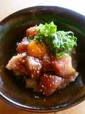まぐろ丼☆ごま醤油風味♪