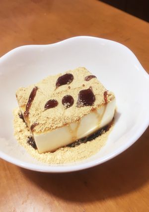 簡単ヘルシー♡そのまんま豆腐のおやつ-レシピのメイン写真