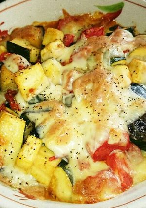 夏野菜のチーズ焼-レシピのメイン写真