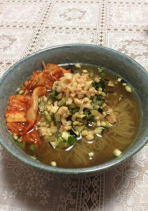 山形のだしと、生姜酢入り冷麺-レシピのメイン写真