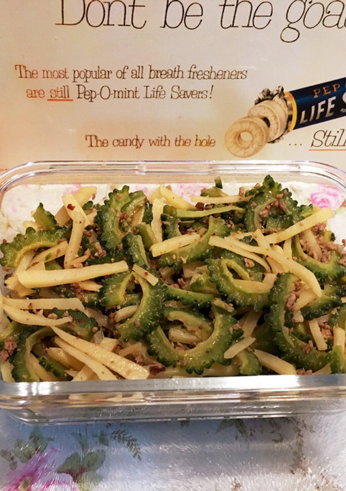 ゴーヤとじゃがいものカレー炒め-レシピのメイン写真
