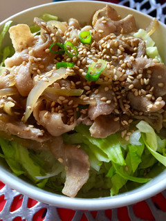 シャキシャキレタスの簡単豚丼☆-レシピのメイン写真