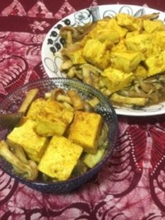 きのこカレー豆腐-レシピのメイン写真