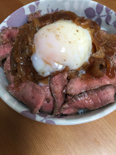 簡単ローストビーフ丼-レシピのメイン写真