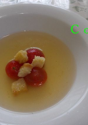 夏にぴったり冷凍トマトのスープ-レシピのメイン写真