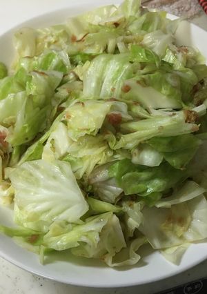 リアル3分クッキング！キャベツの梅肉和え-レシピのメイン写真