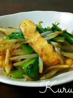 塩分控えめ*油揚げの野菜炒め-レシピのメイン写真