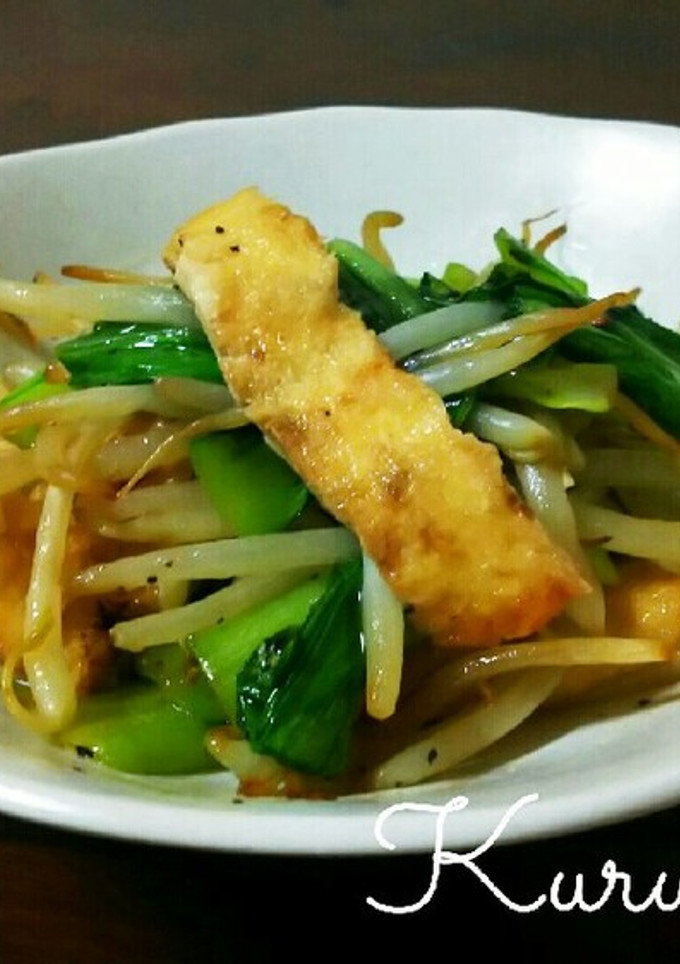 塩分控えめ＊油揚げの野菜炒め-レシピのメイン写真