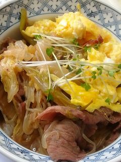 すき焼き丼-レシピのメイン写真