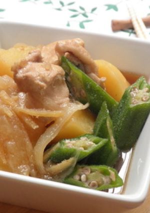 じゃがいもとオクラのコンソメ煮-レシピのメイン写真