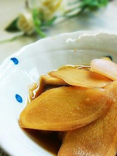 新生姜漬け 醤油味 お弁当 箸休めに-レシピのメイン写真