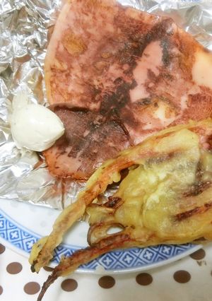 丸干し　いかするめの天ぷら　　簡単！-レシピのメイン写真